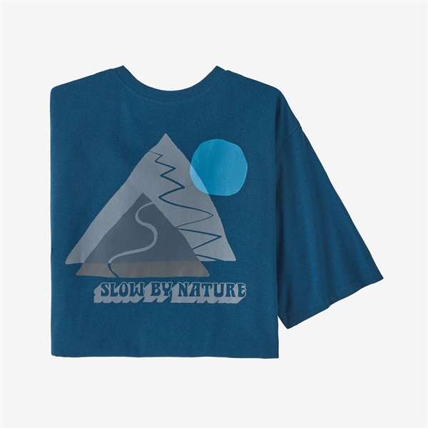 Patagonia Mens Slow Going Responsibili T-Shirt - Wavy Blue